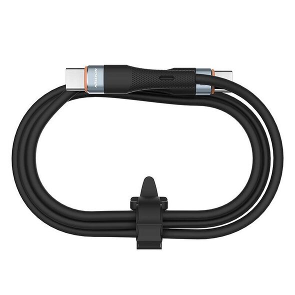 Cable PD 60W USB-C - USB-C Nillkin Flowspeed Silicon black 6902048265066