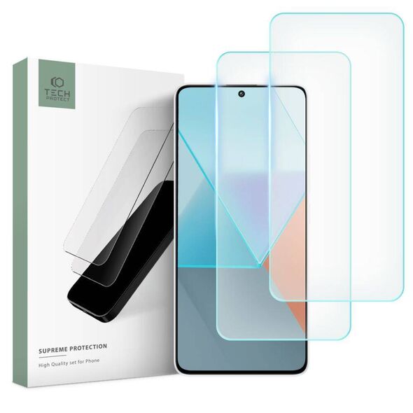 Tempered Glass XIAOMI REDMI NOTE 13 4G/5G / REDMI NOTE 13 PRO 4G/5G Tech-Protect Supreme Clear 5906302300006