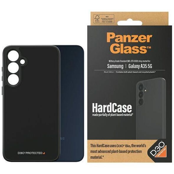 Case SAMSUNG GALAXY A35 5G PanzerGlass HardCase 3xMilitary Grade (0472) black 5711724004728