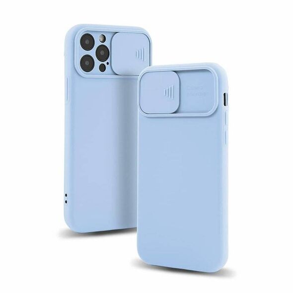 Case XIAOMI REDMI 10 Silicone Lens Privacy Slider Camera Cover light blue 5904161120582