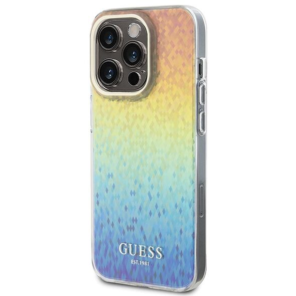 Guess case for  iPhone 14 Pro 6,1&quot; GUHCP14LHDECMI HC IML FACETED MIRROR DISCO IRIDESCENT 3666339172299