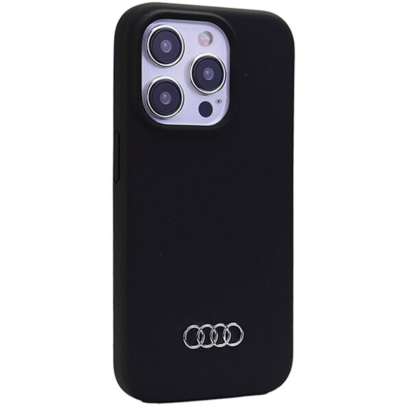 Audi case for iPhone 15 Pro 6,1&quot; black Silicone Case 6955250226554