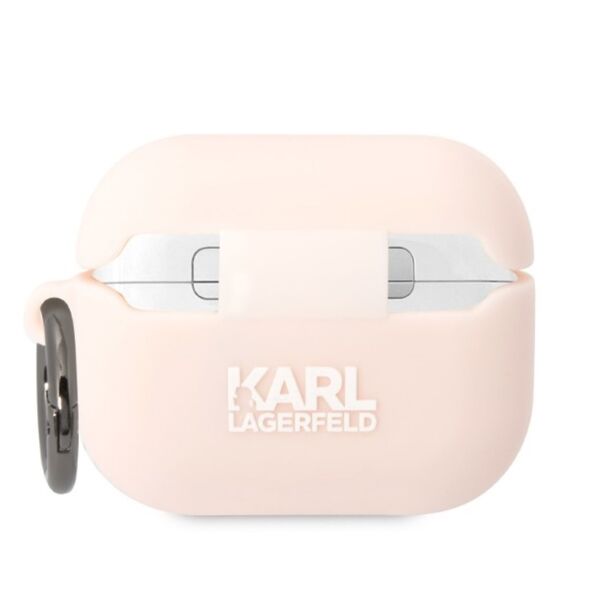 Karl Lagerfeld case for Airpods Pro KLAPRUNIKP white 3D Silicone NFT Karl 3666339087876