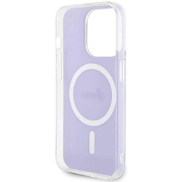 Original Case APPLE IPHONE 15 PRO Guess Hardcase IML Iridescent MagSafe (GUHMP15LHITSU) purple 3666339154806