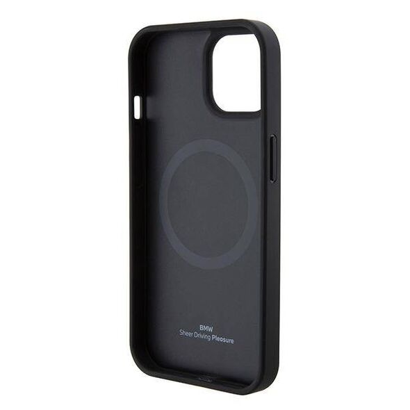 Original Case APPLE IPHONE 15 BMW Hardcase Signature Logo Imprint Magsafe (BMHMP15SSLLBK) black 3666339145347