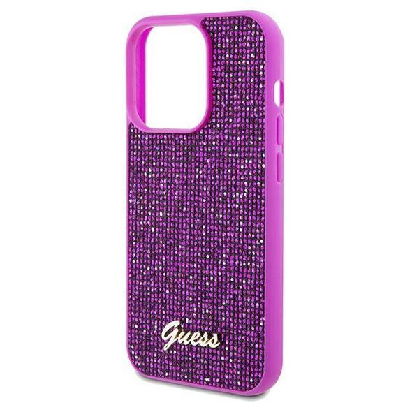 Original Case IPHONE 14 PRO Guess Hardcase Disco Metal Script (GUHCP14LPMSDGSF) 3666339173692