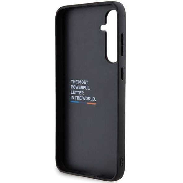 Original Case SAMSUNG GALAXY S23 FE BMW Leather Carbon (BMHCS23FE22NBCK) black 3666339218560