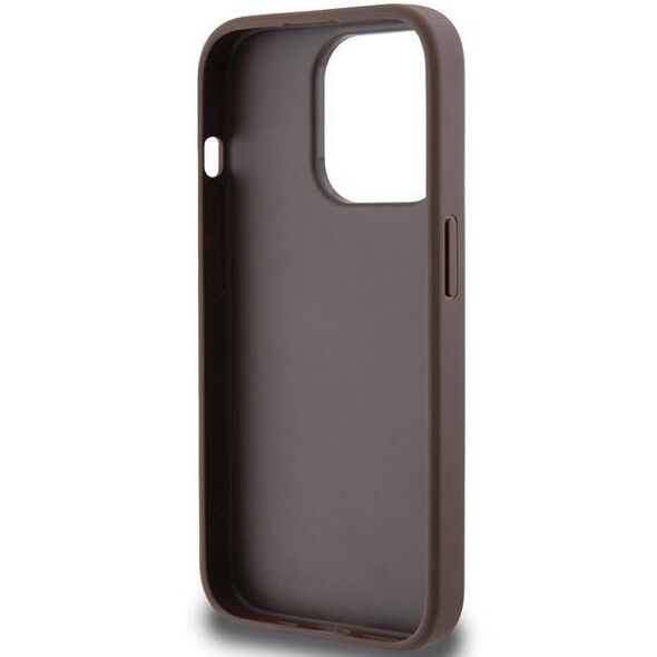 Original Case APPLE IPHONE 15 PRO MAX Guess Hardcase 4G Stripe Collection (GUHCP15XG4GLBR) brown 3666339196240