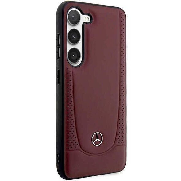 Case SAMSUNG GALAXY S23 Mercedes Leather Urban Line (MEHCS23SARMRE) maroon 3666339113421