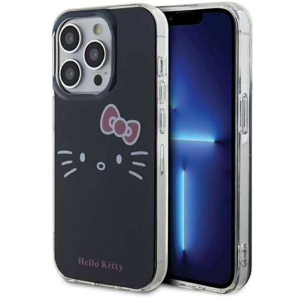 Original Case IPHONE 13 PRO Hello Kitty Hardcase IML Kitty Face (HKHCP13LHKHLK) black 3666339184971