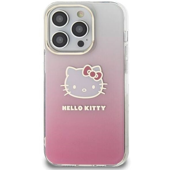 Original Case IPHONE 13 PRO MAX Hello Kitty Hardcase IML Gradient Electrop Kitty Head (HKHCP13XHDGKEP) pink 3666339185374