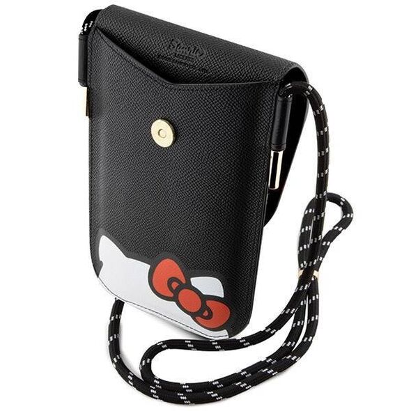 Bag Hello Kitty Leather Hiding Kitty Cord (HKOWBPSCKEK) black 3666339190170