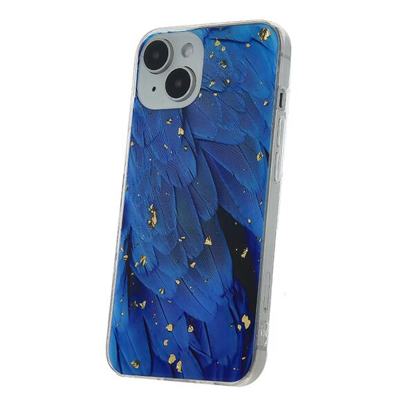 Gold Glam case for Samsung Galaxy A35 5G Blue 5907457743533