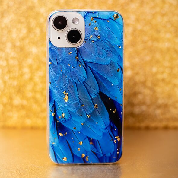 Gold Glam case for Samsung Galaxy A54 5G Blue 5907457743519