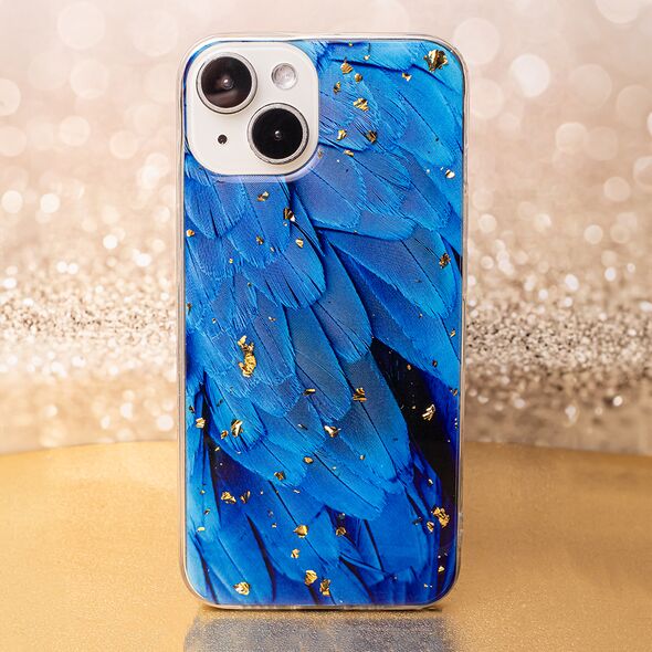 Gold Glam case for Samsung Galaxy A15 4G / A15 5G Blue 5907457743441