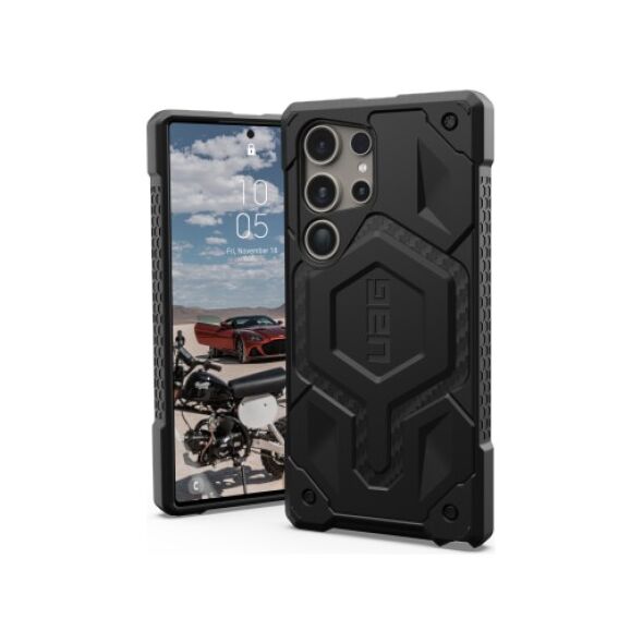 UAG Monarch case for Samsung Galaxy S24 Ultra - black carbon