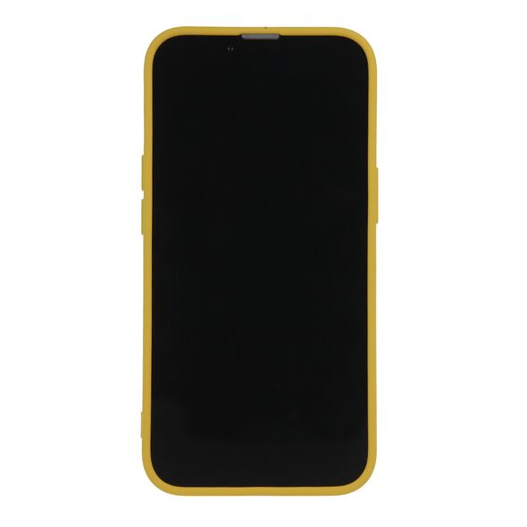 Silicon case for iPhone 12 / 12 Pro 6,1&quot; yellow 5907457755437