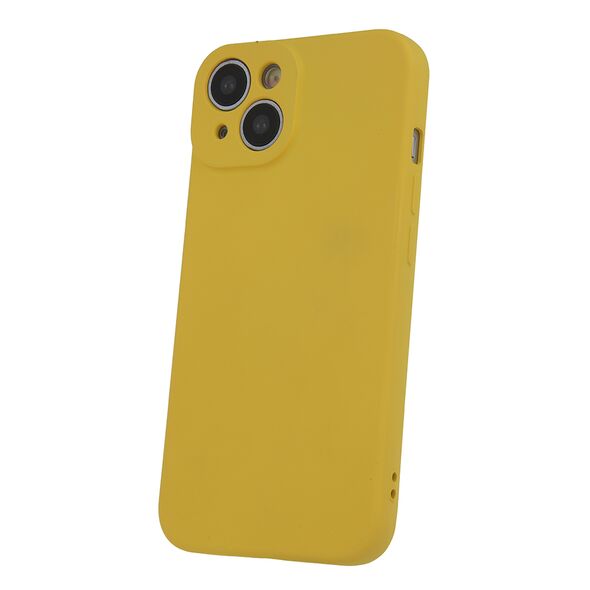 Silicon case for iPhone 15 Pro Max 6,7&quot; yellow 5907457755505