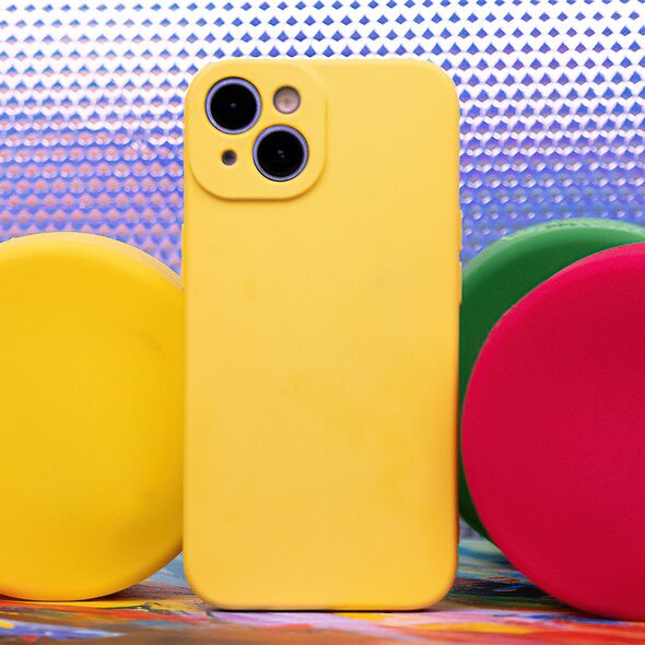 Silicon case for Motorola Edge 40 Neo yellow 5907457755529