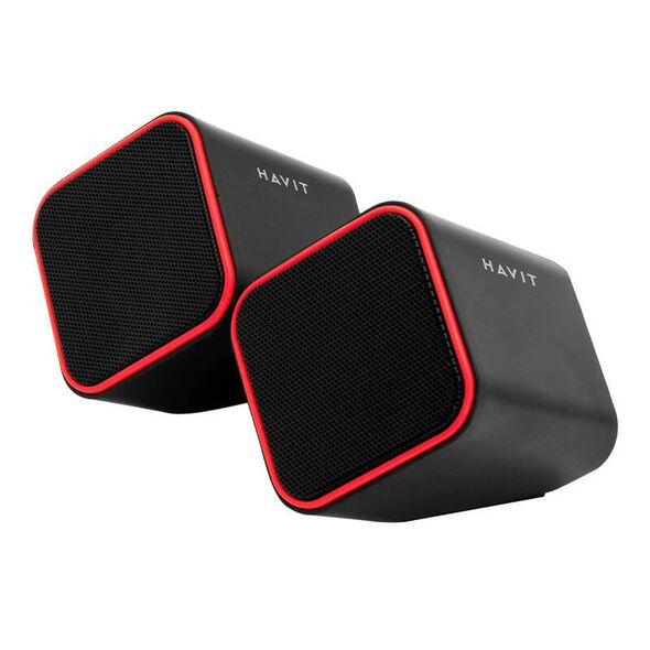 Havit HV-SK473-BR USB 2.0 speaker (Black-Red) 6950676209365