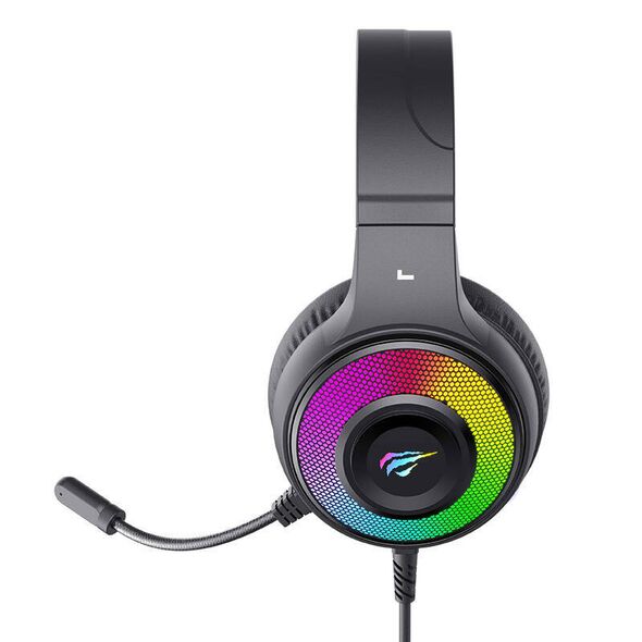 Gaming Headphones Havit H2042d RGB (Black) 6939119066260