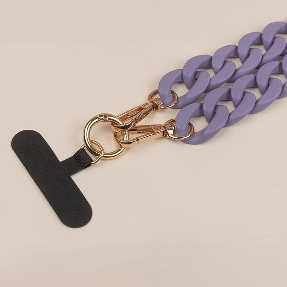 Phone chain long matte purple 5907457744578