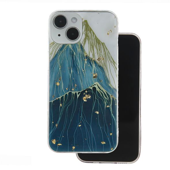 Gold Glam case for iPhone 15 6,1&quot; Mountain 5907457768512