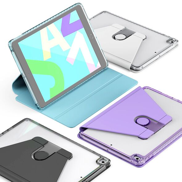 Techsuit Husa pentru iPad 10.2 (2019/2020/2021) - Techsuit Crystal Vision - Purple 5949419120532 έως 12 άτοκες Δόσεις