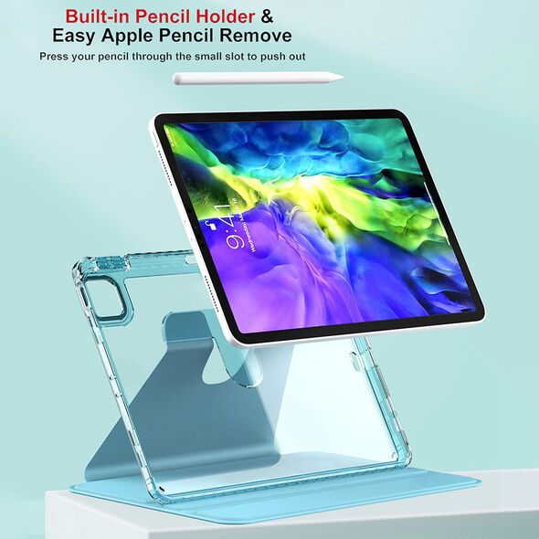 Techsuit Husa pentru iPad Pro 11 (2018 / 2020 / 2021 / 2022) - Techsuit Crystal Vision - Bleu 5949419120501 έως 12 άτοκες Δόσεις