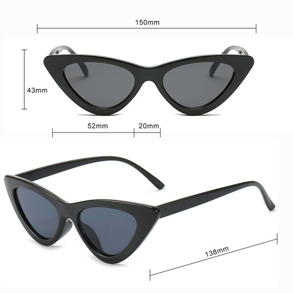 Techsuit Ochelari de Soare pentru Femei - Techsuit Non-Polarized (5040) - Black 5949419148376 έως 12 άτοκες Δόσεις