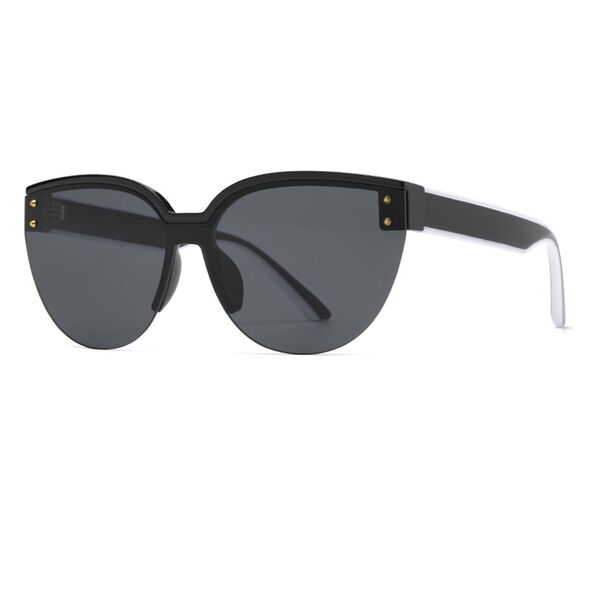 Techsuit Ochelari de Soare pentru Femei - Techsuit Non-Polarized (6506) - Bright Black / Gray 5949419148536 έως 12 άτοκες Δόσεις