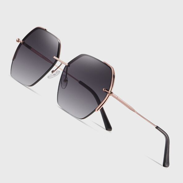 Techsuit Ochelari Supradimensionati Femei - Techsuit Non-Polarized (8561) - Rose Gold / Purple / Red 5949419148635 έως 12 άτοκες Δόσεις