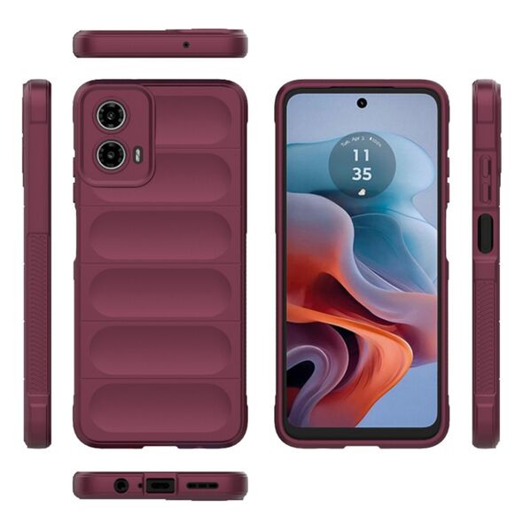 Techsuit Husa pentru Motorola Moto G34 - Techsuit Magic Shield - Bordeaux 5949419114180 έως 12 άτοκες Δόσεις