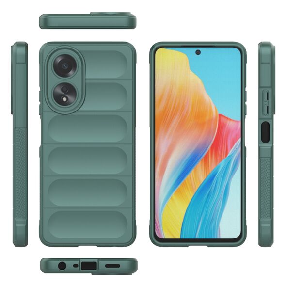 Techsuit Husa pentru Oppo A58 4G - Techsuit Magic Shield - Green 5949419114517 έως 12 άτοκες Δόσεις