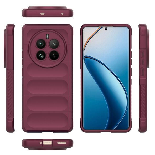 Techsuit Husa pentru Realme 12 Pro / 12 Pro+ - Techsuit Magic Shield - Bordeaux 5949419113763 έως 12 άτοκες Δόσεις