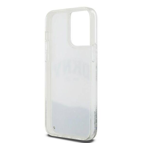 Original Case APPLE IPHONE 15 PRO MAX DKNY Hardcase Liquid Glitter Big Logo (DKHCP15XLBNAET) white 3666339270926