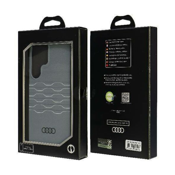 Original Case SAMSUNG GALAXY S24 ULTRA Audi Hardcase IML Pattern MagSafe Case (AU-IMLS24U-A6/D3-GY) gray 6956250228074