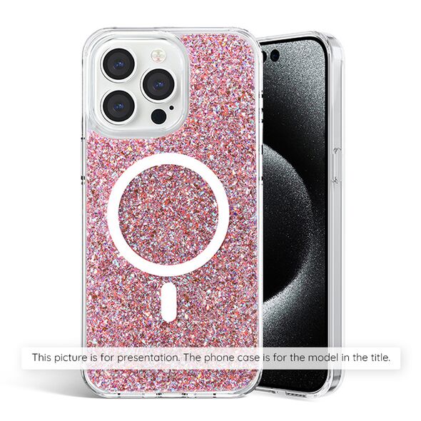 Techsuit Husa pentru Xiaomi Redmi Note 13 Pro 4G / Poco M6 Pro 4G - Techsuit Sparkly Glitter - Pink 5949419127142 έως 12 άτοκες Δόσεις