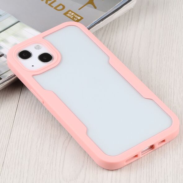 Techsuit Husa pentru iPhone 15 Plus + Folie - Techsuit ColorVerse 360 Series - Pink 5949419152533 έως 12 άτοκες Δόσεις