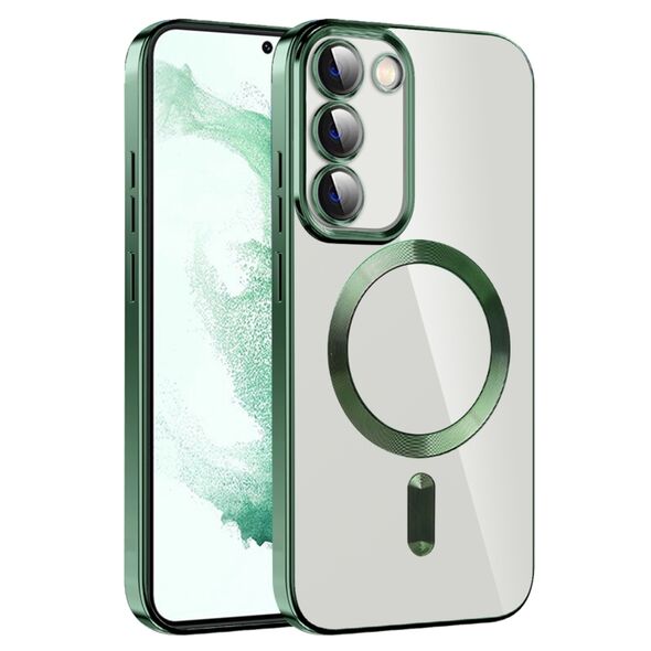 Techsuit Husa pentru Samsung Galaxy S21 5G - Techsuit Luxury Crystal MagSafe - Deep Green 5949419136267 έως 12 άτοκες Δόσεις