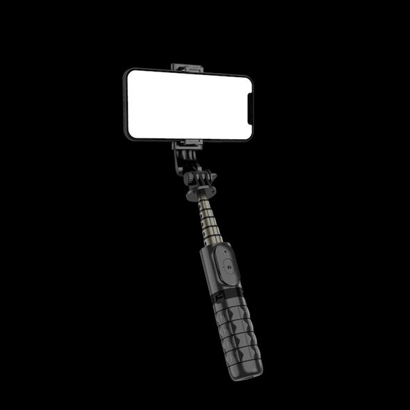 Techsuit Selfie Stick cu Trepied si Telecomanda, 68cm, Mini - Techsuit (Q10) - Black 5949419122437 έως 12 άτοκες Δόσεις