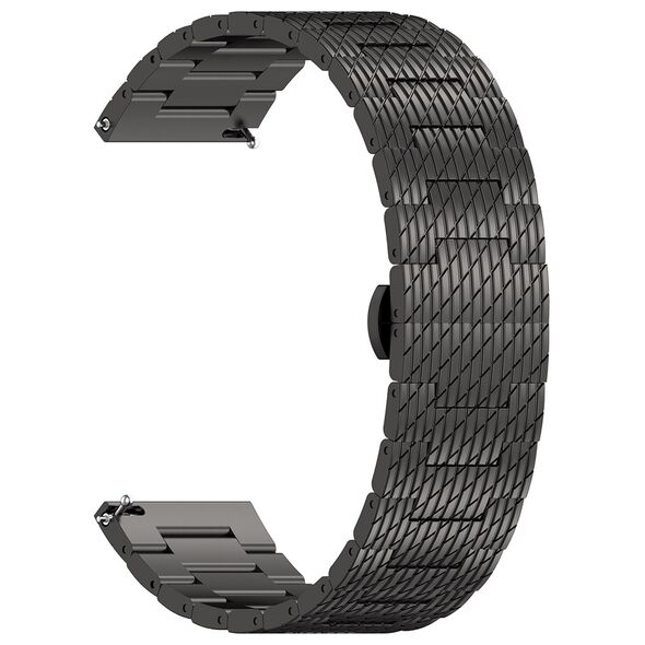 Techsuit Curea pentru Huawei Watch GT 2 (46mm)/GT 2 Pro/GT 3 Pro (46mm)/Ultimate, Xiaomi Watch S1 - Techsuit Watchband (W052) - Black 5949419138704 έως 12 άτοκες Δόσεις