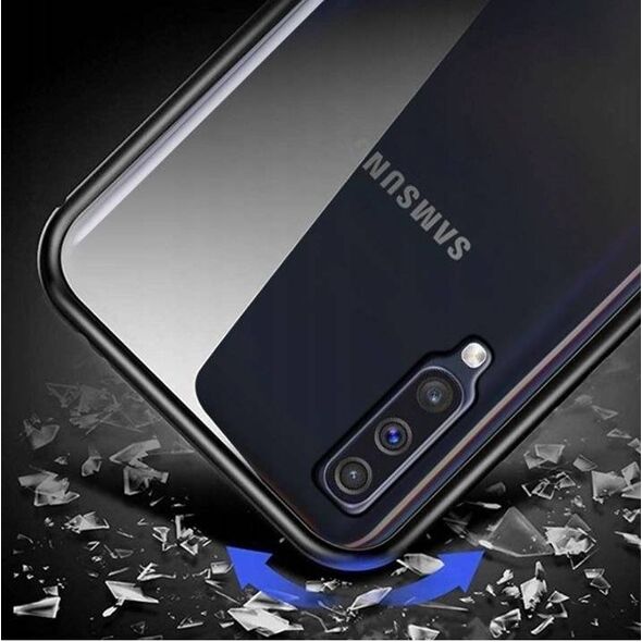 Case SAMSUNG GALAXY S10+ PLUS 3in1 Double Magnetic 360° Aluminium & Glass black 5902429903564