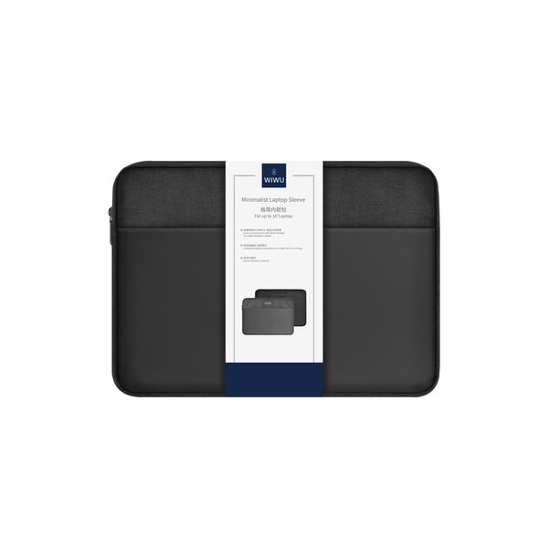 WIWU sleeve for laptop 16&quot; Minimalist black 6936686411394