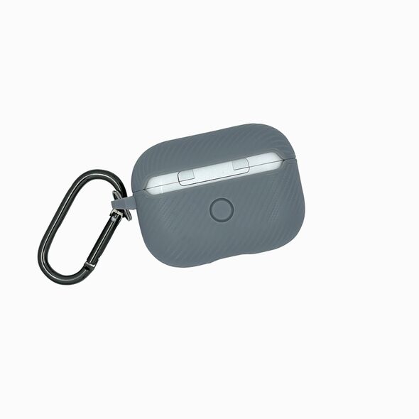 Carbon case for Airpods Pro 2 grey 5907457770157