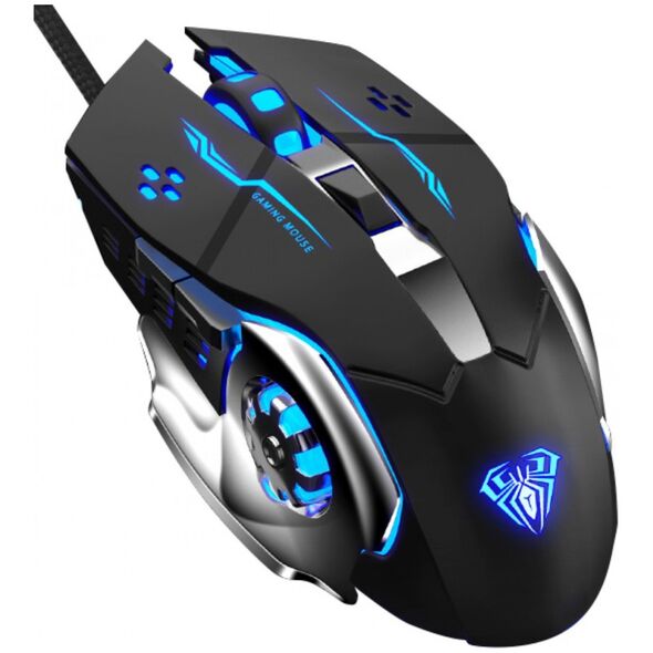 MOUSE AULA S20 RGB WIRED USB BLACK NEW