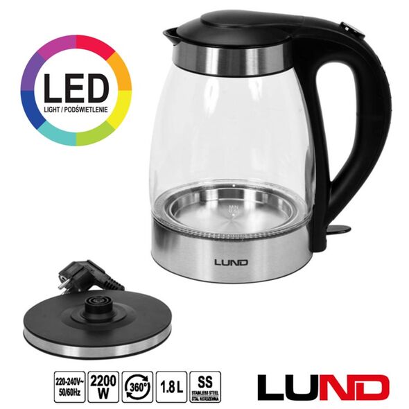 LUND ΒΡΑΣΤΗΡΑΣ 1,8LT LED LUND 68172 28068172 ΤΕΜΑΧΙΟ εως 12 άτοκες δόσεις