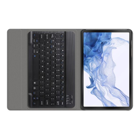 Techsuit Keyboard Case for Samsung Galaxy Tab S8 - Techsuit CozyTab Case - Black 5949419092518 έως 12 άτοκες Δόσεις