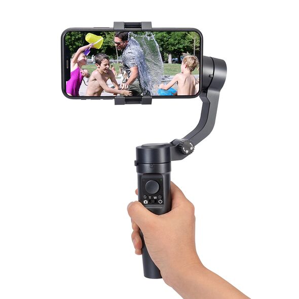 Techsuit Gimbal for Phone with Tripod and Remote Control, Foldable - Techsuit (F3) - Black 5949419106550 έως 12 άτοκες Δόσεις