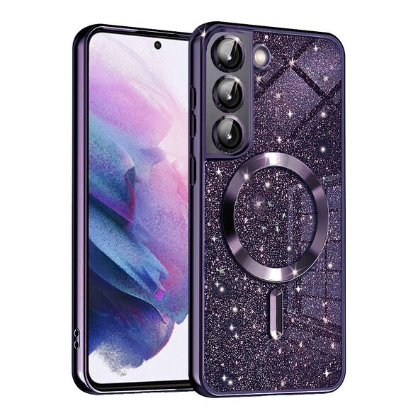 Techsuit Case for Samsung Galaxy S21 FE 5G - Techsuit Luxury Glitter MagSafe - Deep Purple 5949419132160 έως 12 άτοκες Δόσεις